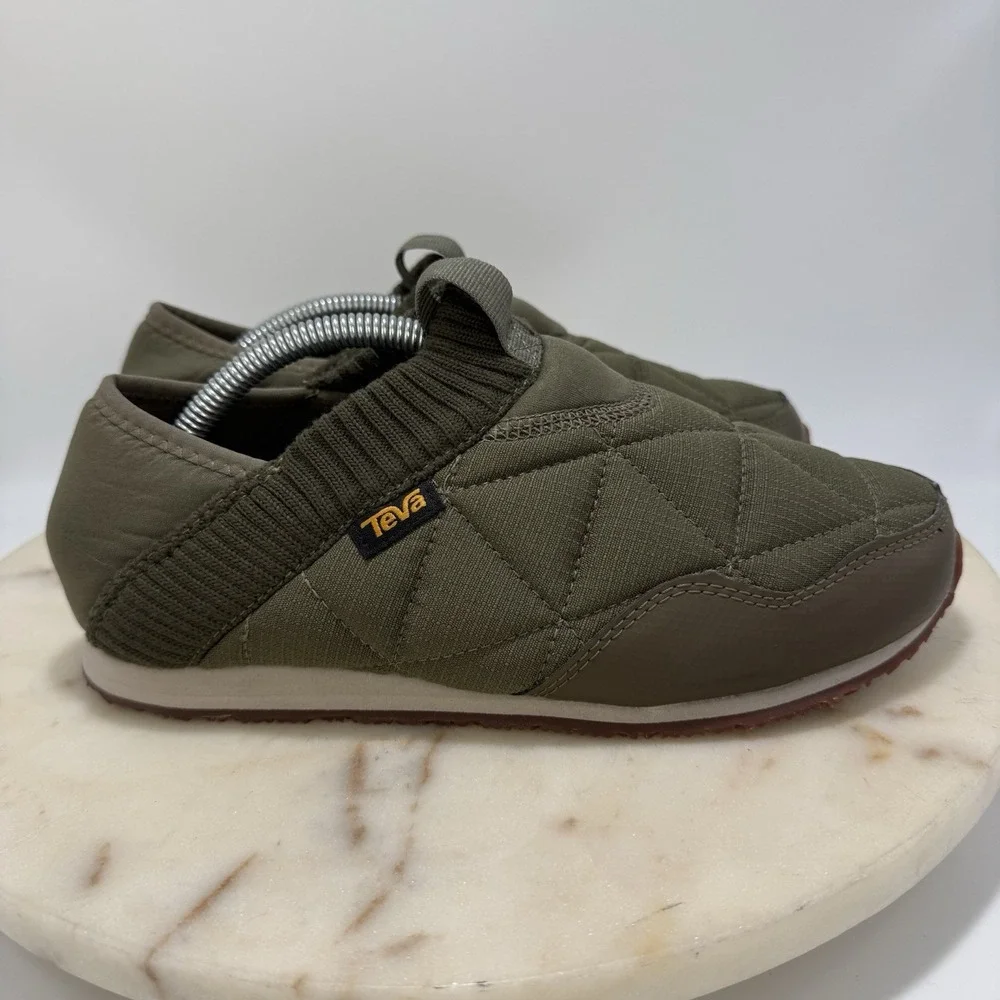 Teva Men's ReEmber Ember Moc Dark Olive Slip On Shoes 1125472 Size US 6